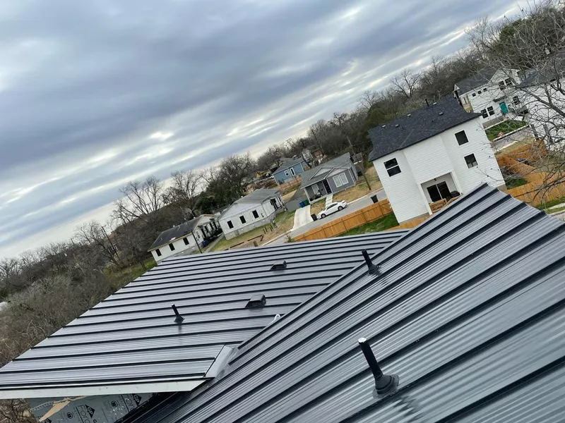 Standing seam metal roof panels with vents for Skylight Repair in Grove City